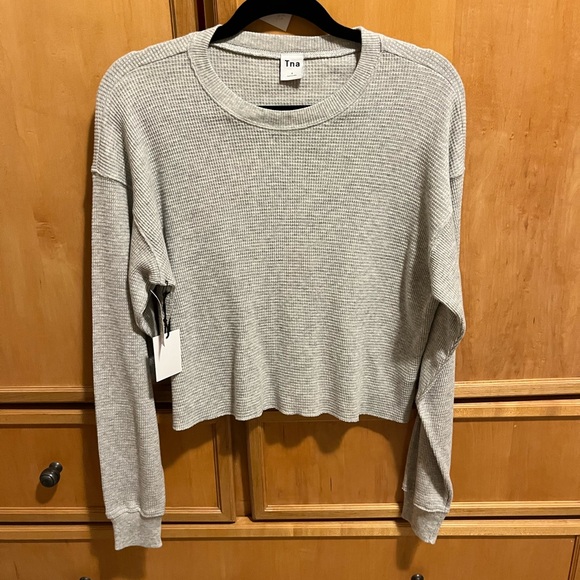 Aritzia Waffleknit Long Sleeve - Picture 1 of 3